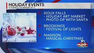 Full list of holiday events