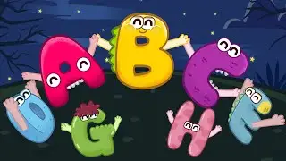 Ring a ring o roses action song with ABC monsters (Ring around the rosie)