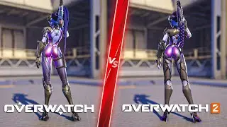 Overwatch 2 vs Overwatch 1 - Direct Comparison! Attention to Detail & Graphics! 4K PC ULTRA