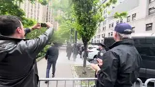 Donald Trump Trial NYC Supporters fighting with citizens