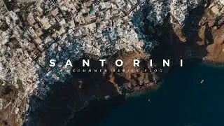 Launching the Drone Over Santorini | Summer Vlog Series