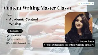 Free Master Class | Content Writing | Placement | Jobs |