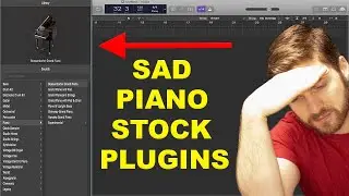 LOGIC PRO X SAD PIANO/STRINGS BEAT USING ONLY STOCK PLUGINS! HOW TO MAKE PIANO BEATS (LOGIC PRO X)