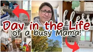 Day in the Life of a BUSY Mama!| Laundry Room REFRESH | VLOGTOBER