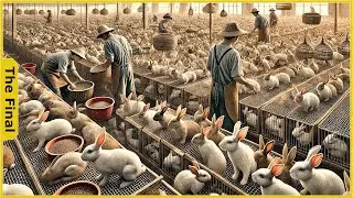 Chinese Farmers Raise and Process 15 Millions of Rabbits This Way - Processing Factory