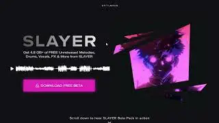 Cymatics - Slayer Beta Pack | Free Download | Free Drum Loop Kit | Sample Pack 2024