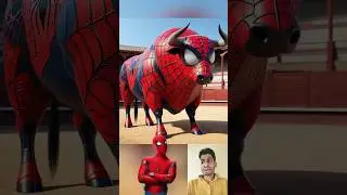 avengers but bull 🐂 vengers  #marvel #superheroes #spiderman #superman #trending