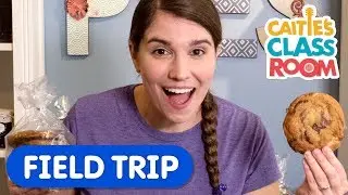 Visit A Bakery & Make Delicious Cookies! | Caitie's Classroom Field Trip | Food Video for Kids