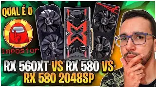 Pega RATÃO! RX 580 8GB vs RX 580 2048 SP vs RX 560XT - Tem Diferença?