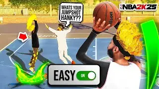 SHOOTING is TOO EASY w/ THIS SECRET JUMPSHOT TIP in NBA 2K25 - BEST JUMPSHOT 2K25