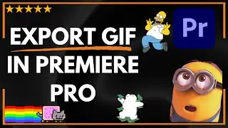 ✅ How to EXPORT GIF IN PREMIERE PRO - FULL UPDATED GUIDE 🚀✨😱✅