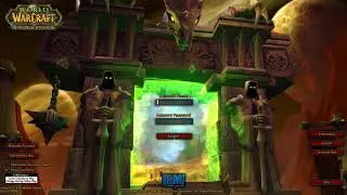 World of Warcraft: The Burning Crusade Login Screen