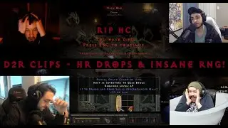 D2R CLIPS #44 - HR DROP GALORE, ANOTHER PERFECT RUNEWORD ROLL, FUNNY REACTIONS & MORE!