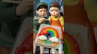 Squid Game AI Edible Slime Rainbow ASMR 