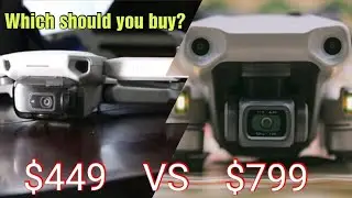 DJI Mini 2 vs Mavic Air 2 // $449 vs $799