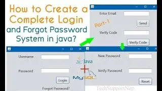 How to Create a Complete Login and Forgot Password System in java ? [Part-1][With Source Code]