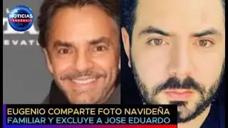 Eugenio Derbez comparte foto navideña con toda la familia y excluye a José Eduardo 