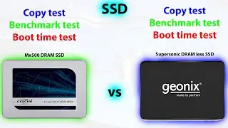 Crucial MX500 Vs. Geonix Supersonic ssd