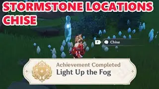 Chise All Stormstone Location Light Up the Fog Illusion of Tsurumi Island Genshin Impact 2.2