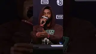 Kyrie has BEEF with Reporter & WALKS OUT of interview!👀 #shorts