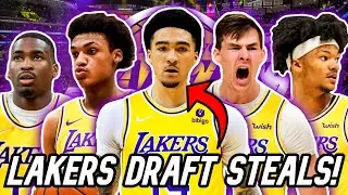 Meet the Los Angeles Lakers Draft Day STEALS! | (Maxwell Lewis, J. Hood-Schifino, Colin Castleton..)