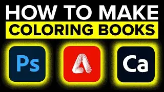How to Make A KDP Coloring Book With Firefly Capture And Photoshop Tutorial