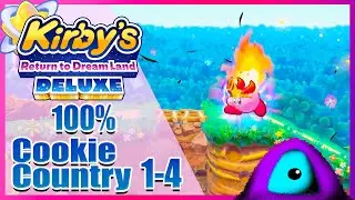 Cookie Country Level 1 Stage 4 Energy Sphere Collectibles Kirby's Return to Dreamland Deluxe 100%