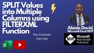 SPLIT Values into Multiple Columns using FILTERXML Function