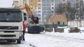 11 декабря, ледяной дождь, укладка асфальта