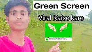 magic, green screen! viral trick