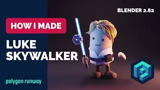 Luke Skywalker in Blender 2.83 - 3D Modeling Process