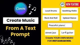 Create Music With Melodymuse In Canva | Canva Text To Music | Canva Hindi Tutorials