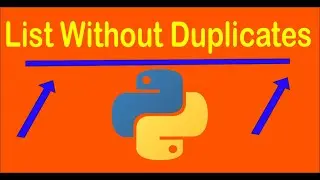 How to Remove Duplicates from a List In Python