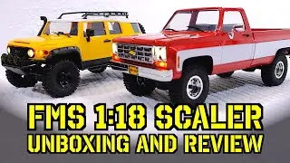 FMS 1:18 RC Chevrolet Blazer and Toyota FJ-Cruiser Scaler / Unboxing and Review