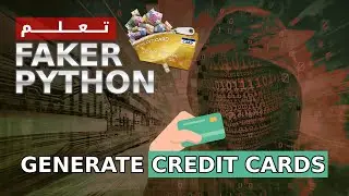 generate credit cards using faker python | شرح faker بالعربي