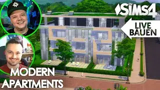 Live Bauen: Modern Apartments Mietwohnhaus #10 in Die Sims 4