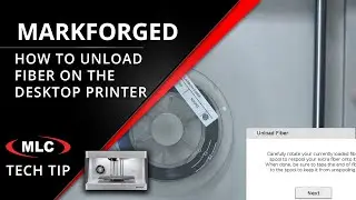 How to Unload Fiber - Markforged Desktop 3D Printers