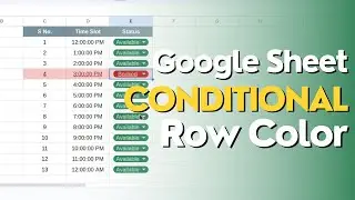 Dynamic Row Colors from Dropdowns in Google Sheets