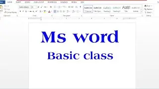 ms word | microsoft word | ms word tutorial | ms word beginners | ms word basic class | ms word
