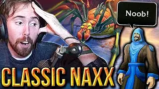 Classic WoW GMs Help Asmongold Raid Naxxramas!? The Spider Wing