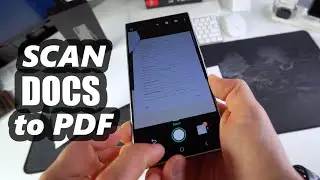 How To Scan Documents to PDF with Samsung Galaxy S24 | S24+ | S24 Ultra