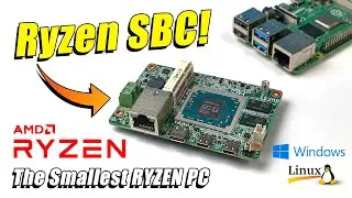 An Ultra Tiny RYZEN Powered SBC! Hands-On With The Smallest AMD PC! GHF51 First Look