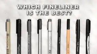 Which Fineliner is the Best?! | STATIONERY SHOWDOWN