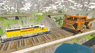 Train Close Calls & Near-Miss Accidents | BeamNG.drive | Train Accidents - HAG PRODUCTION