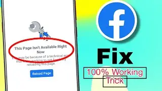 this page isnt available right now facebook | New trick 2023