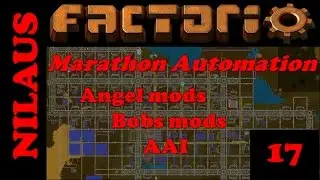 Factorio - Marathon Automation - E17 - Automated Miners wrecking the base