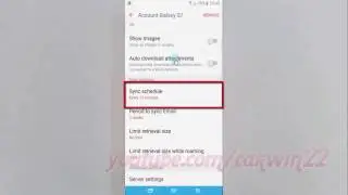 Samsung Galaxy S7 Edge : How to Set email sync schedule (Android Marshmallow)