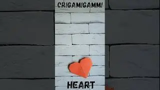 ❤️Оригами СЕРДЦЕ из бумаги A4❤️Origami HEART made of A4 paper❤️ #shorts #origami #a4 #heart #❤️