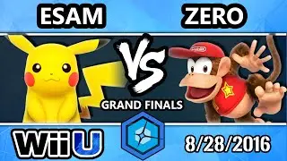 Shine 2016 Smash 4 - TSM | ZeRo (Diddy Kong) Vs. PG | ESAM (Pikachu) SSB4 Grand Finals - Smash Wii U