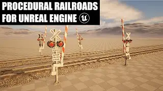 Unreal Marketplace | Procedural Railroads For Unreal Engine - Trailer